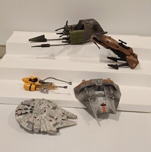 Vintage Star Wars Vehicle Vehicle Set